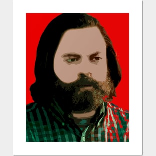 nick offerman Posters and Art